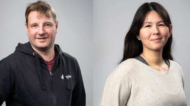 Sekos nya revisorersättare är framtagna. Alexandra Strand Millqvist och Andreas Westmark.