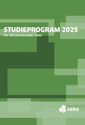 Omslag på Sekos studieprogram för 2025