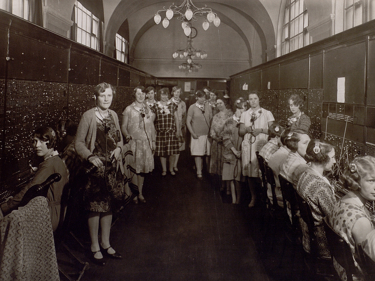Telefonstation 1923. Foto: Tekniska museet