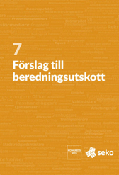 Omslag Förslag till beredningsutskott