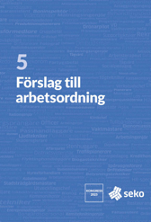 Omslag Förslag till arbetsordning