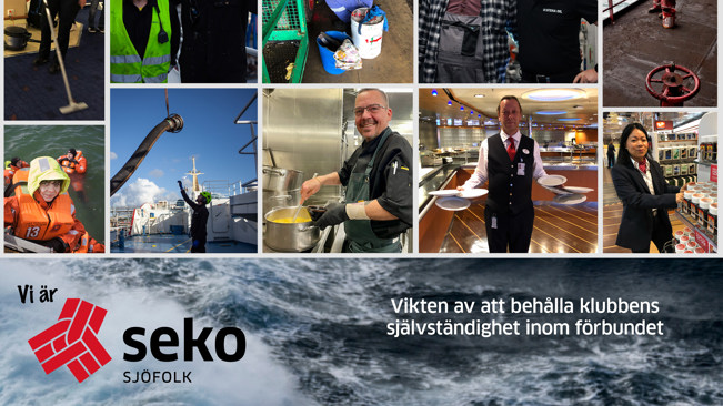 Broschyren om vikten av att behålla Seko sjöfolk i sin nuvarande form
