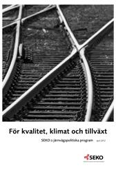 Omslag För kvalitet, klimat och välfärd