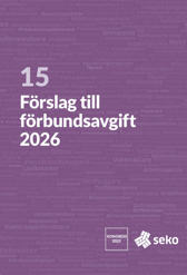 Omslag förslag till förbundsavgift