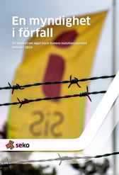 Omslag En myndighet i förfall