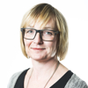 Carina Lindberg, porträtt.