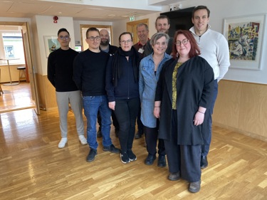 Delegationen på Telekom.