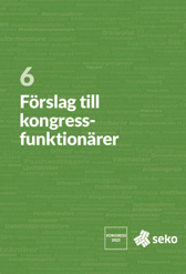 Omslag Förslag till kongressfunktionärer