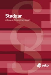 Omslag Sekos stadgar