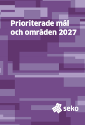 Omslag broschyren prioriterade områden och mål 2027