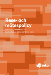 Omslag Rese- och mötespolicy