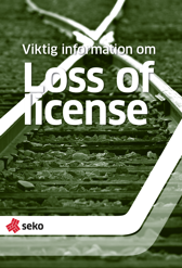 Omslagsbild loss of licence